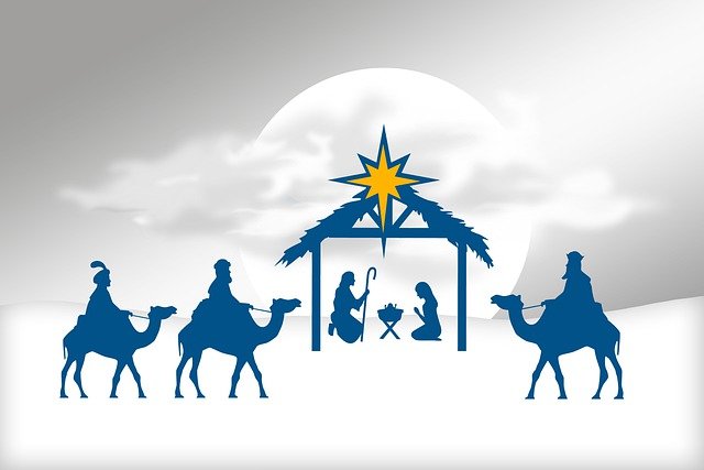 Wise men visit Jesus